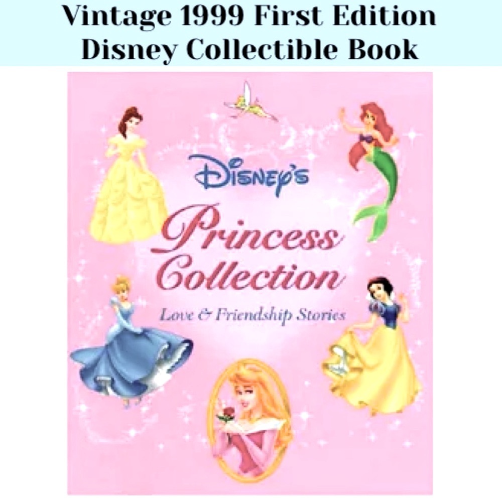 Vintage Disney 1st Edition Princess Collection Book Love & Friendship 90s Y2K
